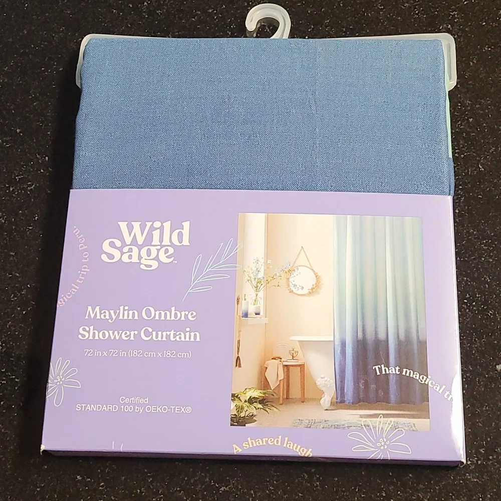 Maylin Ombre Shower Curtain